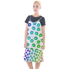 Kiss Mouth Lips Colors Camis Fishtail Dress by HermanTelo
