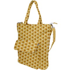 Pattern Halloween Pumpkin Color Shoulder Tote Bag by HermanTelo