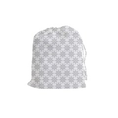 Ornamental Star Mandala Drawstring Pouch (medium) by HermanTelo