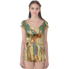 Egyptian Man Sun God Ra Amun Boyleg Leotard  by Sapixe