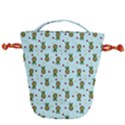 Pineapple Watermelon Fruit Lime Drawstring Bucket Bag View1