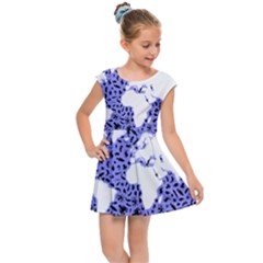 Sea Ocean Underwater Kids  Cap Sleeve Dress by HermanTelo
