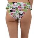 Corgis Hula Pattern Frill Bikini Bottom View2