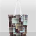 Texture Artwork Mural Murals Art Full Print Rope Handle Tote (Small) View2