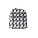 Pattern Monochrome Repeat Drawstring Pouch (Medium) View2