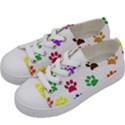 Pawprints Paw Prints Paw Animal Kids  Low Top Canvas Sneakers View2