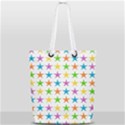 Star Pattern Design Decoration Full Print Rope Handle Tote (Small) View1