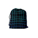 Texture Lines Background Drawstring Pouch (Medium) View2