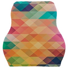 Texture Triangle Car Seat Velour Cushion  by HermanTelo