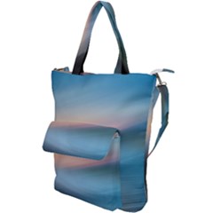 Wave Background Shoulder Tote Bag by HermanTelo