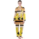 Abstract Anthropomorphic Art Satin Long Sleeve Pyjamas Set View1