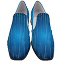 Abstract Rain Space Slip On Heel Loafers View1