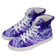 Abstract Space Men s Hi-top Skate Sneakers by Bajindul