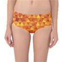 Background Triangle Circle Abstract Mid-Waist Bikini Bottoms View1