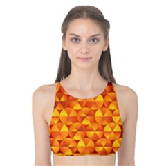 Background Triangle Circle Abstract Tank Bikini Top by Bajindul