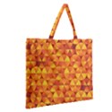 Background Triangle Circle Abstract Zipper Large Tote Bag View2