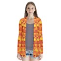 Background Triangle Circle Abstract Drape Collar Cardigan View1