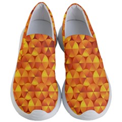 Background Triangle Circle Abstract Women s Lightweight Slip Ons by Bajindul