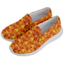 Background Triangle Circle Abstract Women s Lightweight Slip Ons View2
