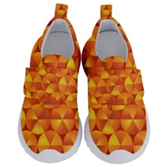 Background Triangle Circle Abstract Kids  Velcro No Lace Shoes by Bajindul