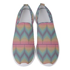 Pattern Background Texture Colorful Women s Slip On Sneakers by Bajindul