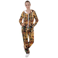 Sculpture Art Temple Tower Women s Tracksuit by Pakrebo