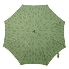 Cactus Pattern Hook Handle Umbrellas (large) by Valentinaart