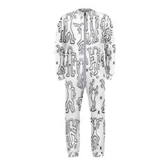 Doodle Pattern Onepiece Jumpsuit (kids) by Valentinaart