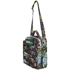 Sasquatch Swamp Crossbody Day Bag by kitfoxart