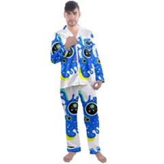 Stars Wassily Kandinsky Men s Satin Pajamas Long Pants Set by impacteesstreetwearthree