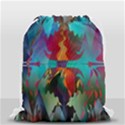 Background Sci Fi Fantasy Colorful Drawstring Bag (Small) View1