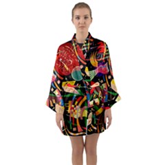 Kandinsky Composition X Long Sleeve Kimono Robe by impacteesstreetwearthree