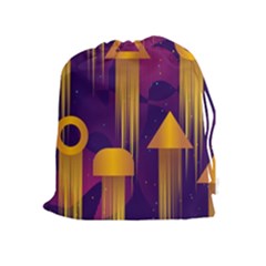 Background Pattern Non Seamless Drawstring Pouch (xl) by Pakrebo