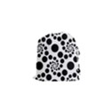 Dot Dots Round Black And White Drawstring Pouch (XS) View1