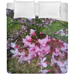 Redbud In April Duvet Cover Double Side (california King Size) by Riverwoman