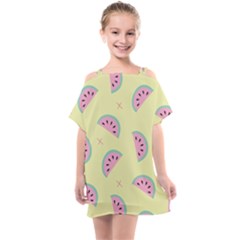 Watermelon Wallpapers  Creative Illustration And Pattern Kids  One Piece Chiffon Dress by BangZart
