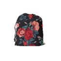 Vintage Roses Vector Seamless Pattern 02 Drawstring Pouch (Medium) View2