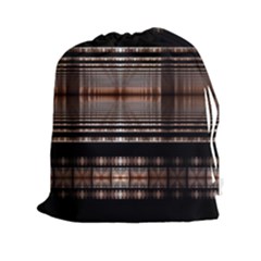 Fractal Fractal Art Design Geometry Drawstring Pouch (xxl) by Pakrebo