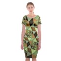 Fractal Mosaic Abstract Fractal Art Classic Short Sleeve Midi Dress View1