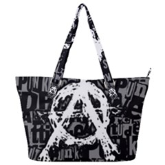 Anarchy Full Print Shoulder Bag by ArtistRoseanneJones