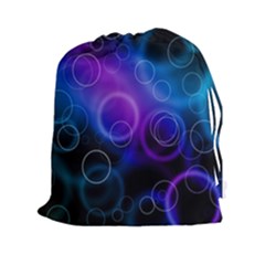 Background Color Slightly Texture Drawstring Pouch (xxl) by Pakrebo