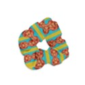 Love For The Fantasy Flowers With Happy Joy Velvet Scrunchie View1
