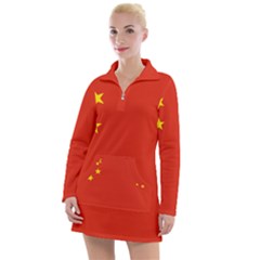 China Flag Women s Long Sleeve Casual Dress by FlagGallery