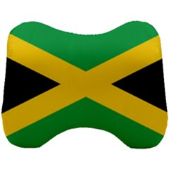 Jamaica Flag Head Support Cushion by FlagGallery