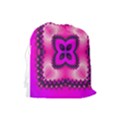 Kaleidoscope Ornament Pattern Drawstring Pouch (Large) View2