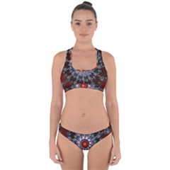 Fractal Rendering Spiral Helix Cross Back Hipster Bikini Set by Pakrebo