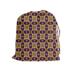 Seamless Wallpaper Pattern Ornament Vintage Drawstring Pouch (xl) by Pakrebo