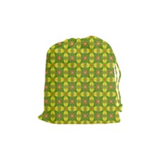 Seamless Wallpaper Pattern Ornament Drawstring Pouch (medium) by Pakrebo