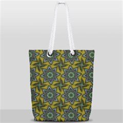 Seamless Wallpaper Digital Art Full Print Rope Handle Tote (small) by Pakrebo