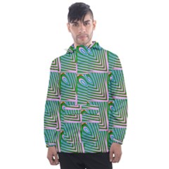 Seamless Pattern Ornament Design Men s Front Pocket Pullover Windbreaker by Pakrebo